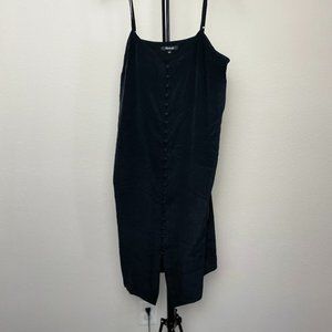 Madewell slip black dress